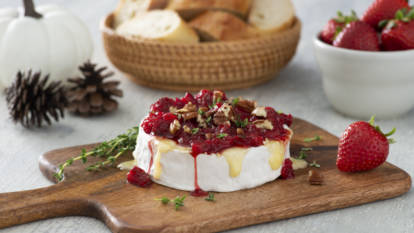 Strawberry & Pecan Baked Brie